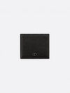 Grain Leather CD Icon Compact Half Wallet Black - DIOR - BALAAN 2