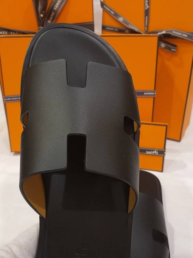 Izmir Sandal Calfskin & Noir - HERMES - BALAAN 3