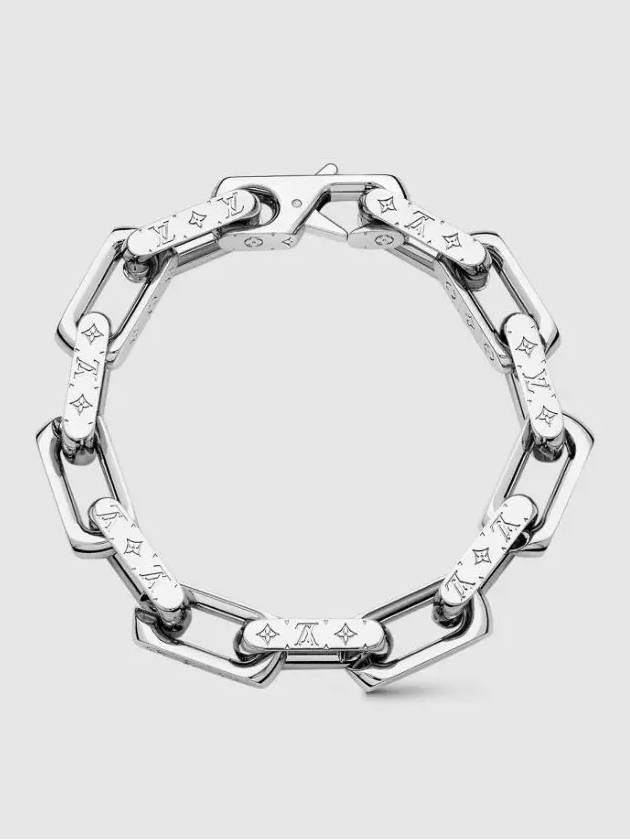 Monogram Chain Bracelet Silver - LOUIS VUITTON - BALAAN 2