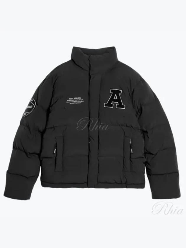 A1407002 Black Varsity Halo Down Jacket - AXEL ARIGATO - BALAAN 2