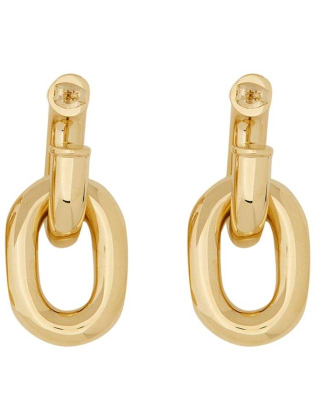 Rabanne "Xl Link" Double Hoop Earrings - PACO RABANNE - BALAAN 3