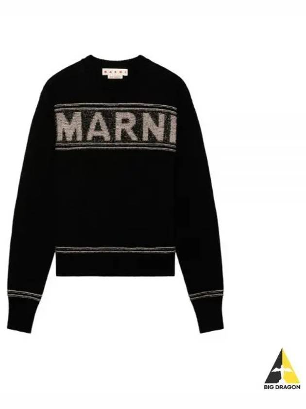 Fisherman Logo Knit Top Black - MARNI - BALAAN 2