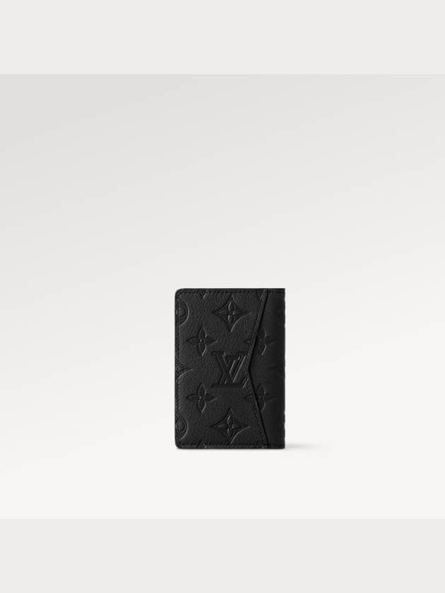 Monogram Shadow Pocket Organizer Card Wallet Black - LOUIS VUITTON - BALAAN 7