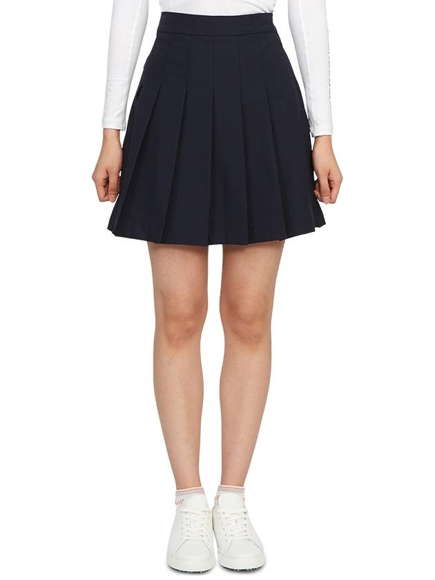 Women's Adina Golf Skirt Navy - J.LINDEBERG - BALAAN 2