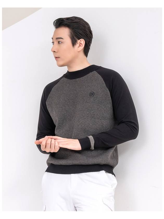 Men s Raglan Sleeve Windproof Lining Sweater HC4MSW001 - HOLIC&PLAY - BALAAN 3