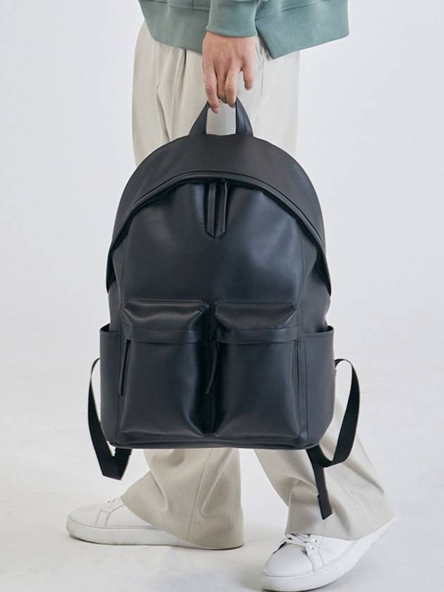 Lomita HQ Leather Laptop Backpack Black - NATIONAL PUBLICITY - BALAAN 6