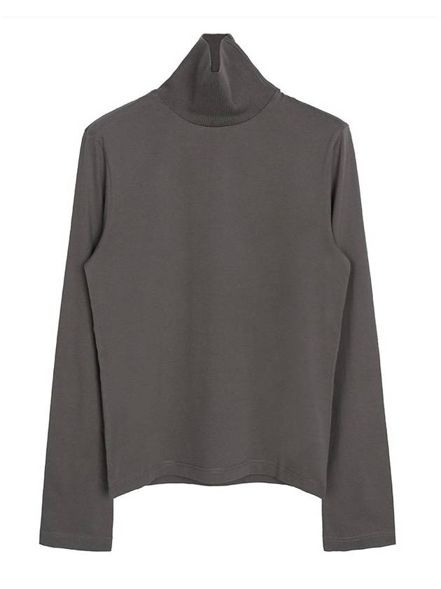 Long Sleeve Turtleneck Mud Grey - ACNE STUDIOS - BALAAN 2