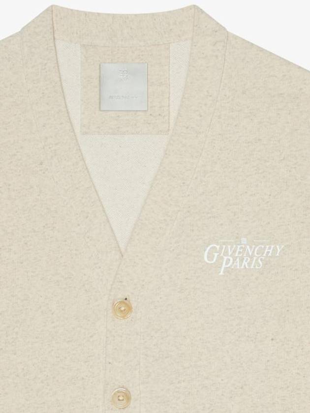 Felpa Cardigan Natural - GIVENCHY - BALAAN 3