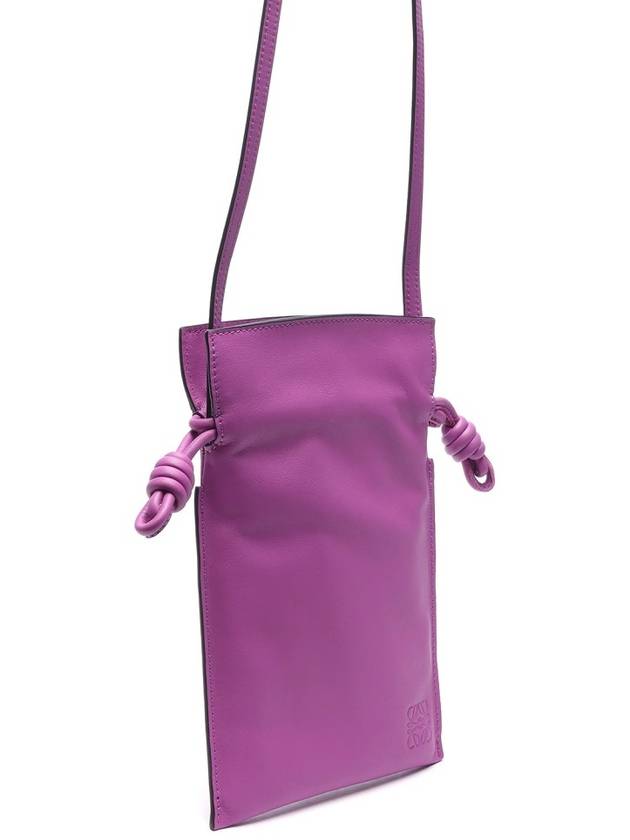 Flamenco Pocket Calfskin Cross Bag Purple - LOEWE - BALAAN 4