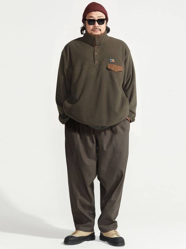 Fleece Camp Anorak Khaki - BOOVOOM - BALAAN 3