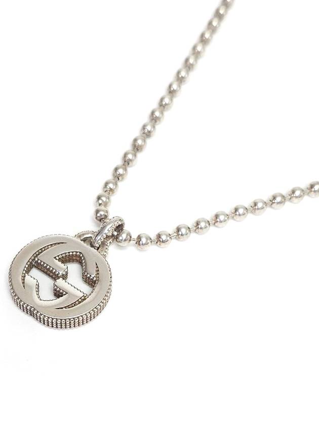 479219 Interlocking G Silver Necklace - GUCCI - BALAAN 4