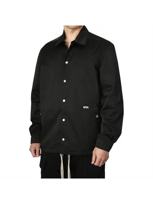 Snap Front Jacket Black - RICK OWENS - BALAAN 2