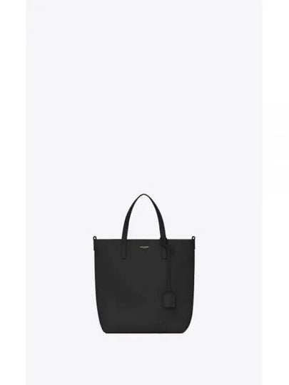 Shopping Toy Supple Leather Tote Bag Black - SAINT LAURENT - BALAAN 2