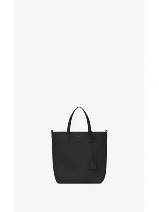 Shopping Toy Supple Leather Tote Bag Black - SAINT LAURENT - BALAAN 2