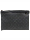 Monogram Eclipse Canvas Pochette Clutch Built in Chip M62291 - LOUIS VUITTON - BALAAN 1