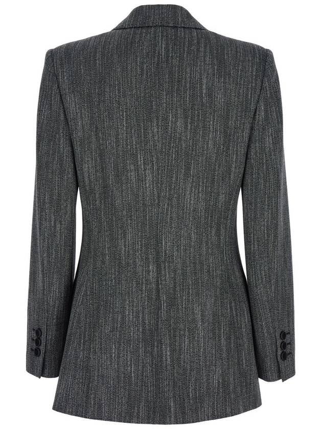 Double breasted long sleeve jacket Nero - ALBERTA FERRETTI - BALAAN 3