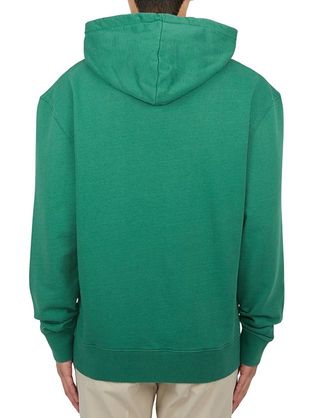 Fox Head Patch Regular Hoodie Pine Green - MAISON KITSUNE - BALAAN 4