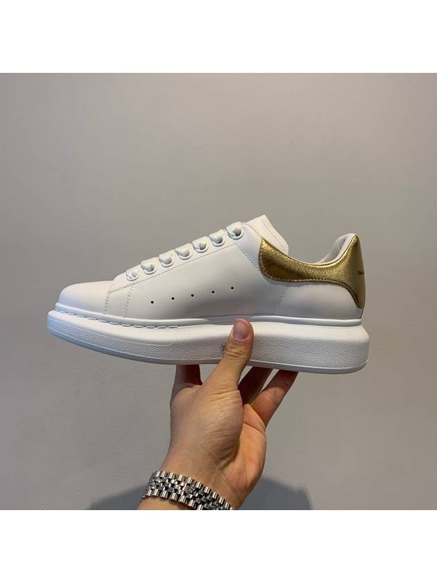 Oversized Low Top Sneakers White Gold - ALEXANDER MCQUEEN - BALAAN 6