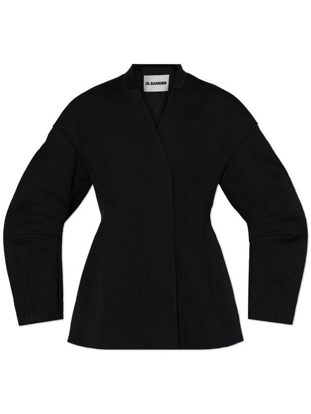 JIL SANDER Wool Blazer, Women's, Black - JIL SANDER - BALAAN 1