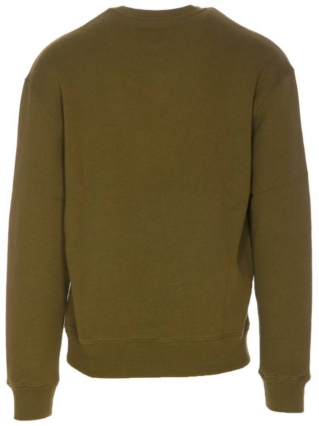 Bold Fox Head Cotton Sweatshirt Green - MAISON KITSUNE - BALAAN 3