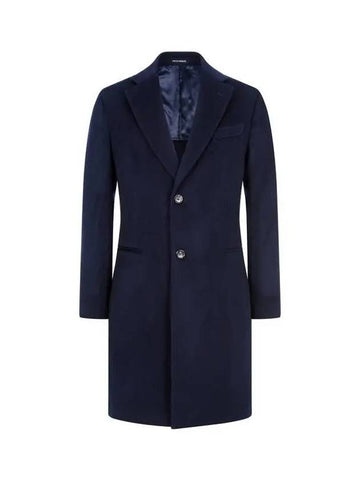 Men s Soft Wool Single Coat Navy 270073 - EMPORIO ARMANI - BALAAN 1