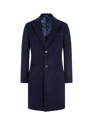 Men s Soft Wool Single Coat Navy 270073 - EMPORIO ARMANI - BALAAN 1