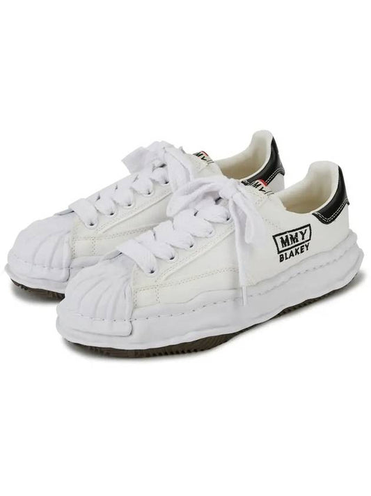 Men s Blakey OG White Sneakers A08FW735 WHITE - MIHARA YASUHIRO - BALAAN 1