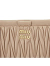 Matelasse Leather Chain Clutch Bag Cameo - MIU MIU - BALAAN 9