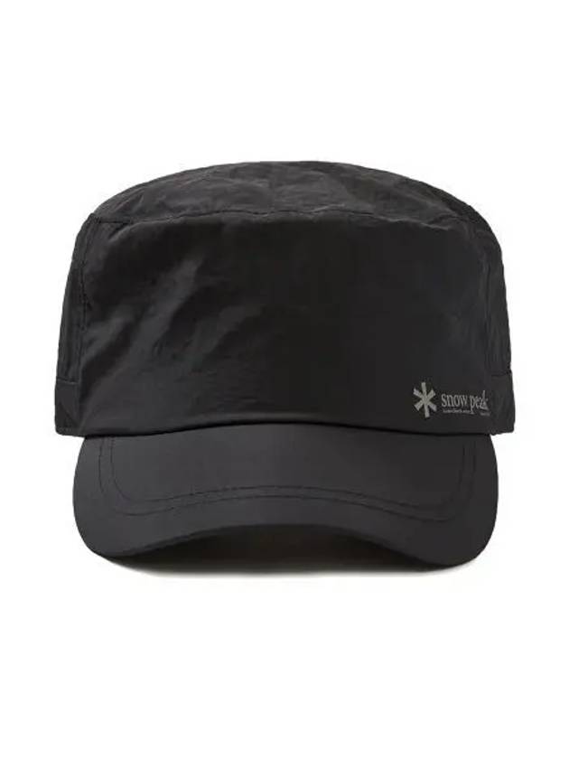 Taslan Military Cap Black S24SUFCC30 - SNOW PEAK - BALAAN 1