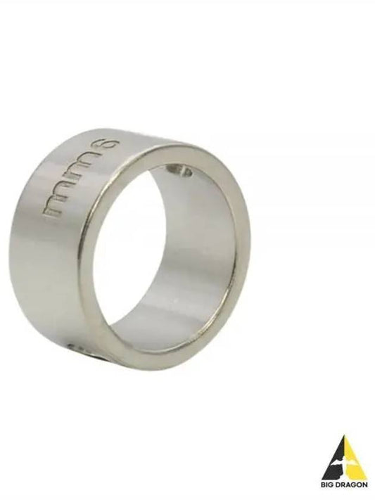 Engraved Logo Ring Silver - MAISON MARGIELA - BALAAN 2