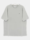 30/1 Sponge Fleece Short Sleeve Sweatshirt Grey - CP COMPANY - BALAAN 2