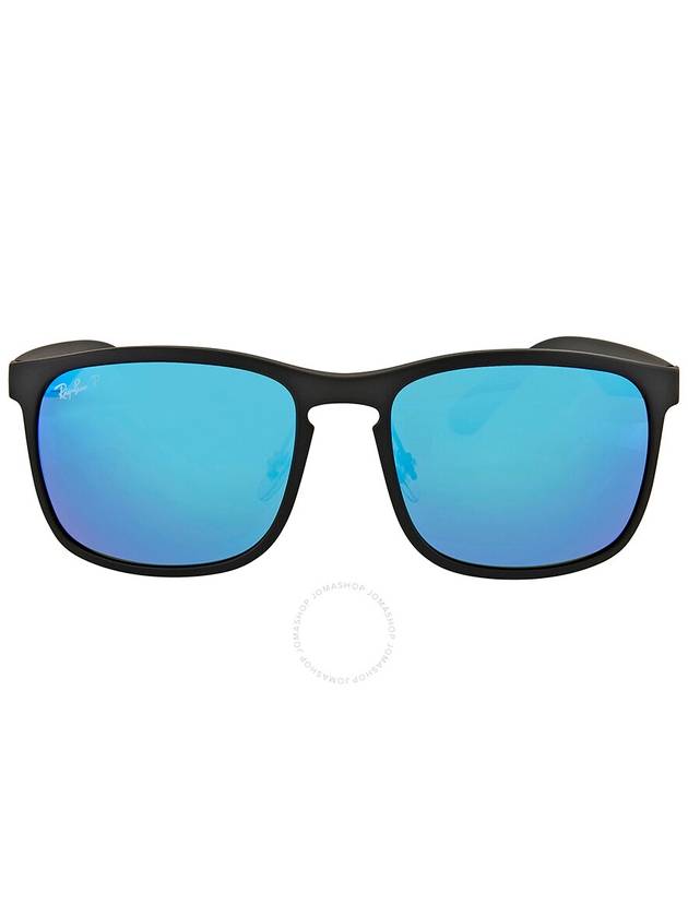 Ray Ban Chromance Polarized Blue Mirror Square Unisex Sunglasses RB4264 601SA1 58 - RAY-BAN - BALAAN 1