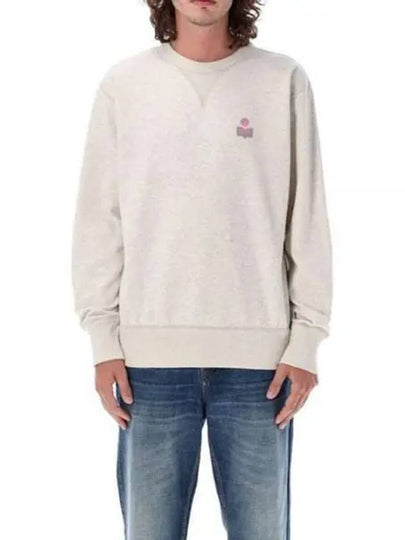 Mike Cotton Logo Sweatshirt Ecru - ISABEL MARANT - BALAAN 2