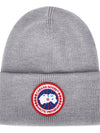 Arctic Disc Torque Wool Beanie Heather Grey - CANADA GOOSE - BALAAN 4