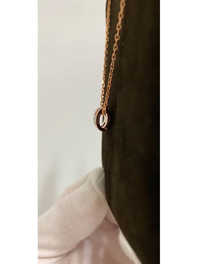 Mini Pop H Pendant Rose Gold & Noir - HERMES - BALAAN 7