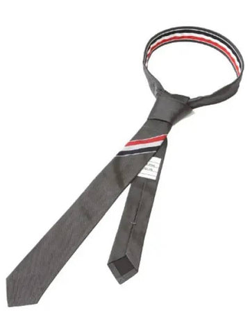 RWB Striped Silk Cotton Tie Men - THOM BROWNE - BALAAN 1