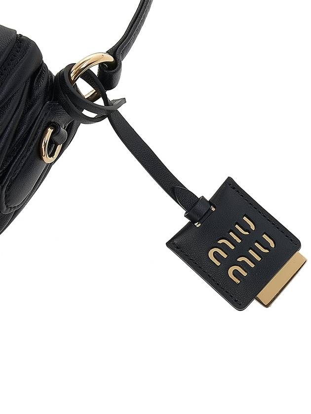 Matelasse Nappa Leather Bucket Bag Black - MIU MIU - BALAAN 10