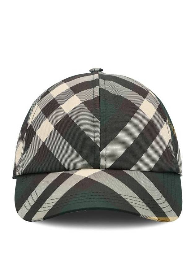 Check pattern ball cap green - BURBERRY - BALAAN 4