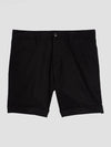 Men's Bermuda Chino Shorts Black - AMI - BALAAN 4