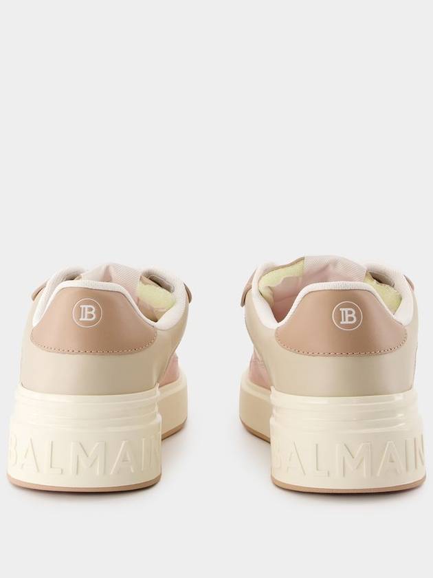 B-Court Flip Sneakers - Balmain - Leather - Light Pink - BALMAIN - BALAAN 3