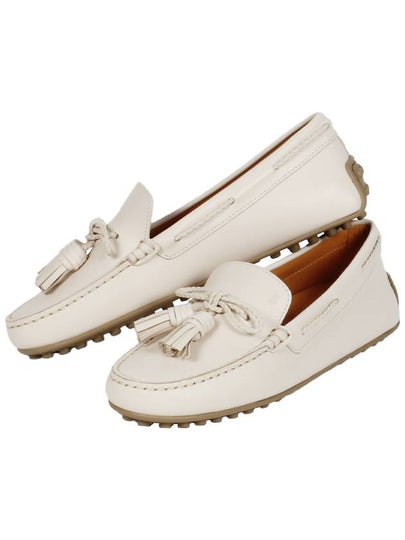 Tassel Detail Loafers Beige - TOD'S - BALAAN 2