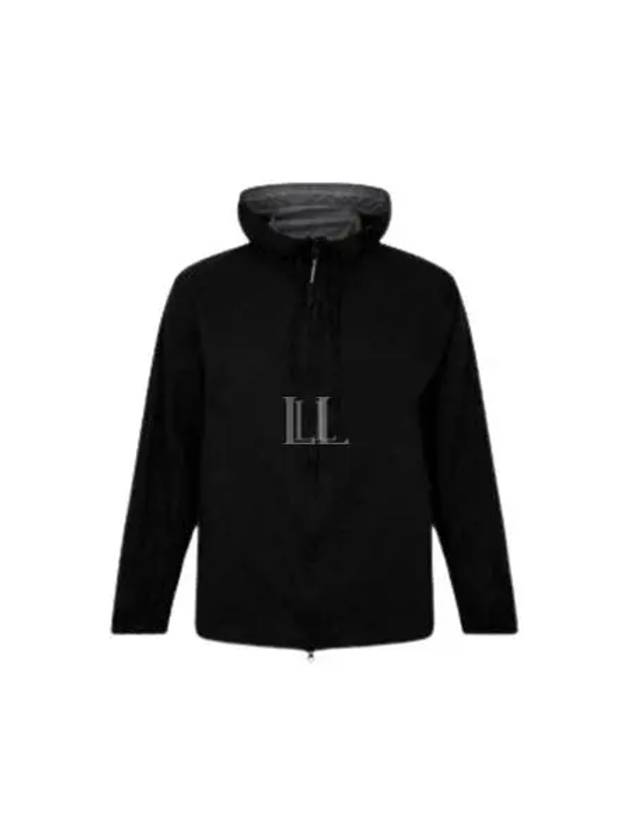 Light Microweave Laminated Overshirt Hooded Jacket Black - CP COMPANY - BALAAN 2