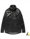 Metallic Nylon Zipper Bomber Jacket Dark Grey - STONE ISLAND - BALAAN 2