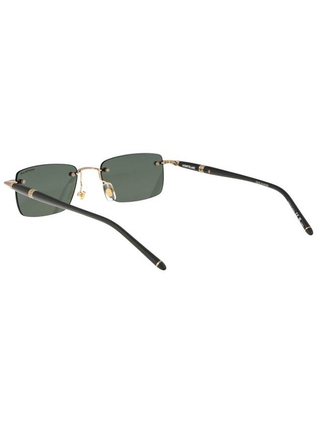 Sunglasses MB0344S 005 GOLD GRAY GREEN - MONTBLANC - BALAAN 5