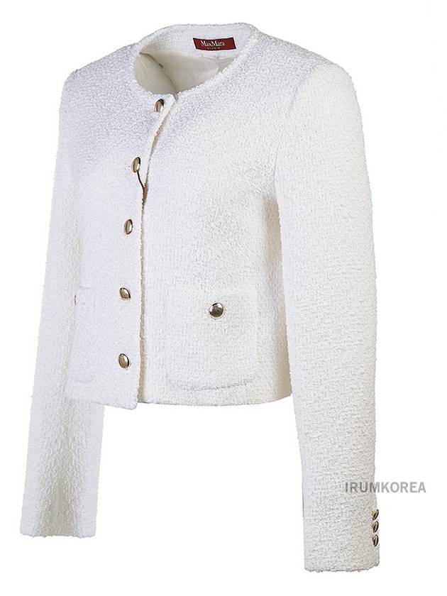 Women's Gavino Cotton Jacket White - MAX MARA - BALAAN 3