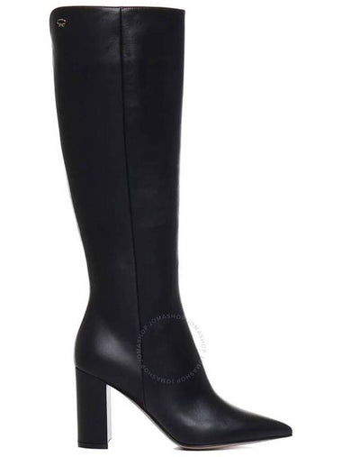 Gianvito Rossi Black Lyell Chunky Heel Boots, Brand Size 38 ( US Size 8 ) - GIANVITO ROSSI - BALAAN 1