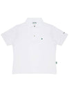 Simple logo wappen short sleeve polo TEE F L WOMAN WHITE - TRIMERE - BALAAN 2