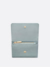 30 Montaine Lotus Halfwallet Cloud Blue - DIOR - BALAAN.