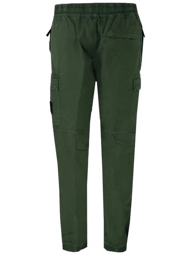 Men's Wappen Patch Straight Pants Green - STONE ISLAND - BALAAN 4