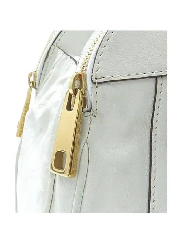 White leather double zip tote bag - MARC JACOBS - BALAAN 5